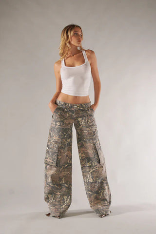 Rebelle – Niedrig sitzende Cargohose