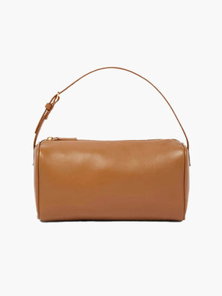 Classic Faux Leather Boxy Shoulder Bag