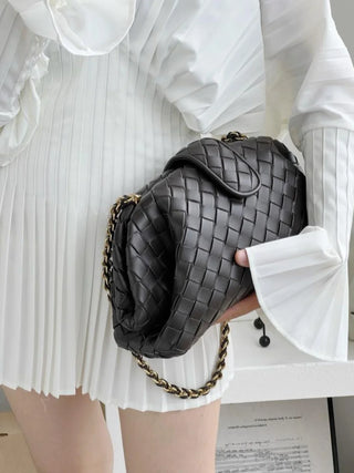 Handtasche aus geflochtener Kette aus Kunstleder