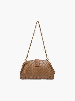 Handtasche aus geflochtener Kette aus Kunstleder