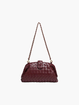 Handtasche aus geflochtener Kette aus Kunstleder