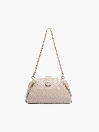 Handtasche aus geflochtener Kette aus Kunstleder
