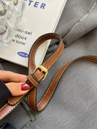 Mini-Crossbody-Tasche aus gespleißtem Premium-Nylon