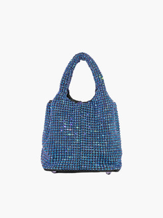 Luxuriöse Mini-Beuteltasche mit Strasssteinen